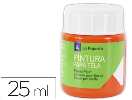 Tinta para tela, 20 ml. La pajarita - laranjada