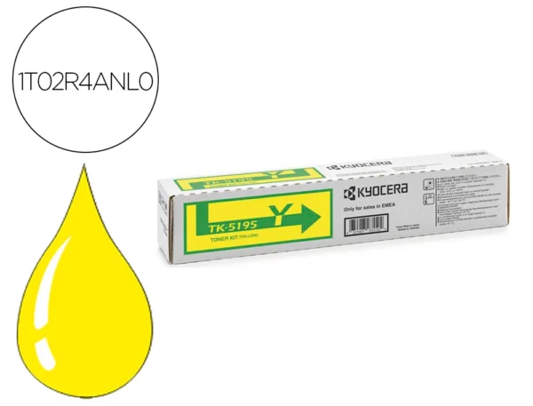 Toner Kyocera tk5195y mita amarelo 7000 páginas