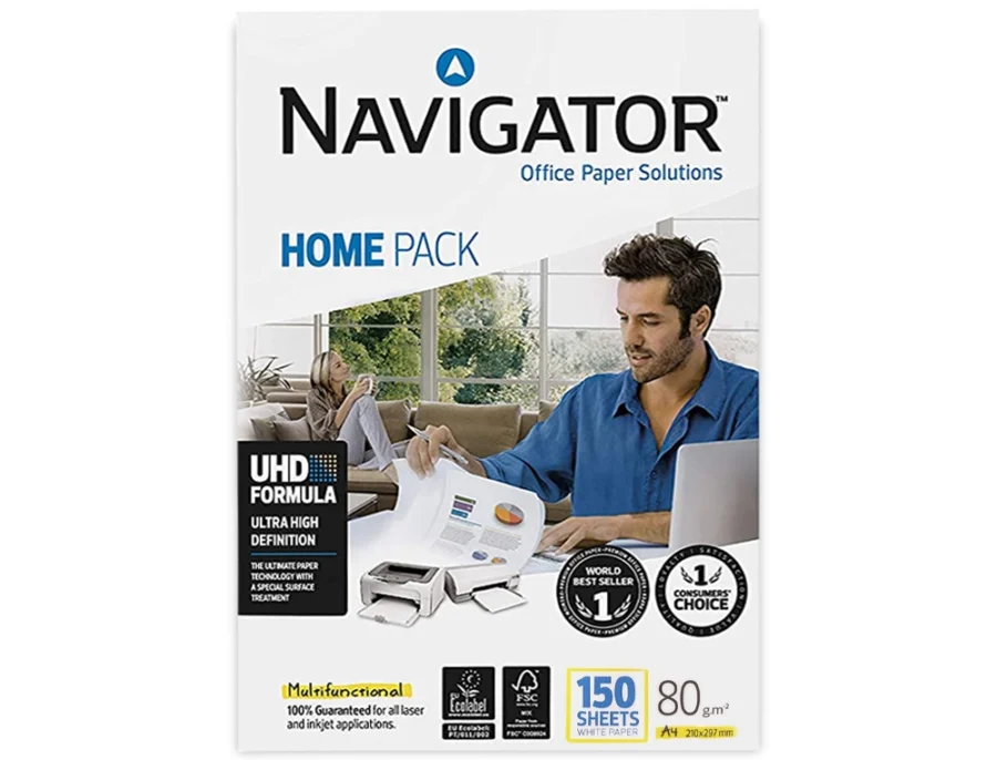 Papel Fotocópia Navigator A4 80Grs 150fls