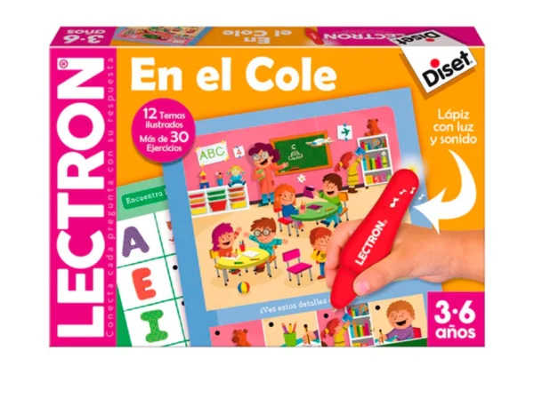 Jogo Diset didáctico lectron en el cole