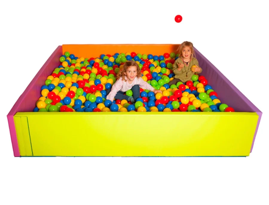 Piscina de bolas dobrável Sumo Didactic poliester revestida pvc 200x120x40x5 cm bolas não incluidas