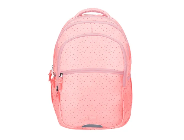 Mochila escolar Liderpapel multibolso desenho rosa 450x145x300 mm