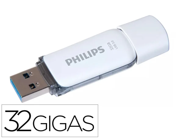 Pen drive usb Philips flash usb 3.0 32 gb snow grey