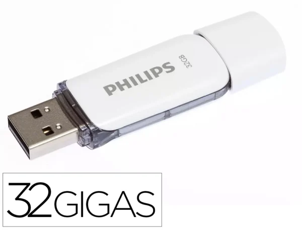 Pen drive usb Philips flash usb 2.0 32 gb snow grey