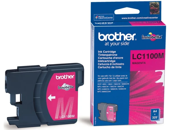 Tinteiro brother lc-1100m magenta