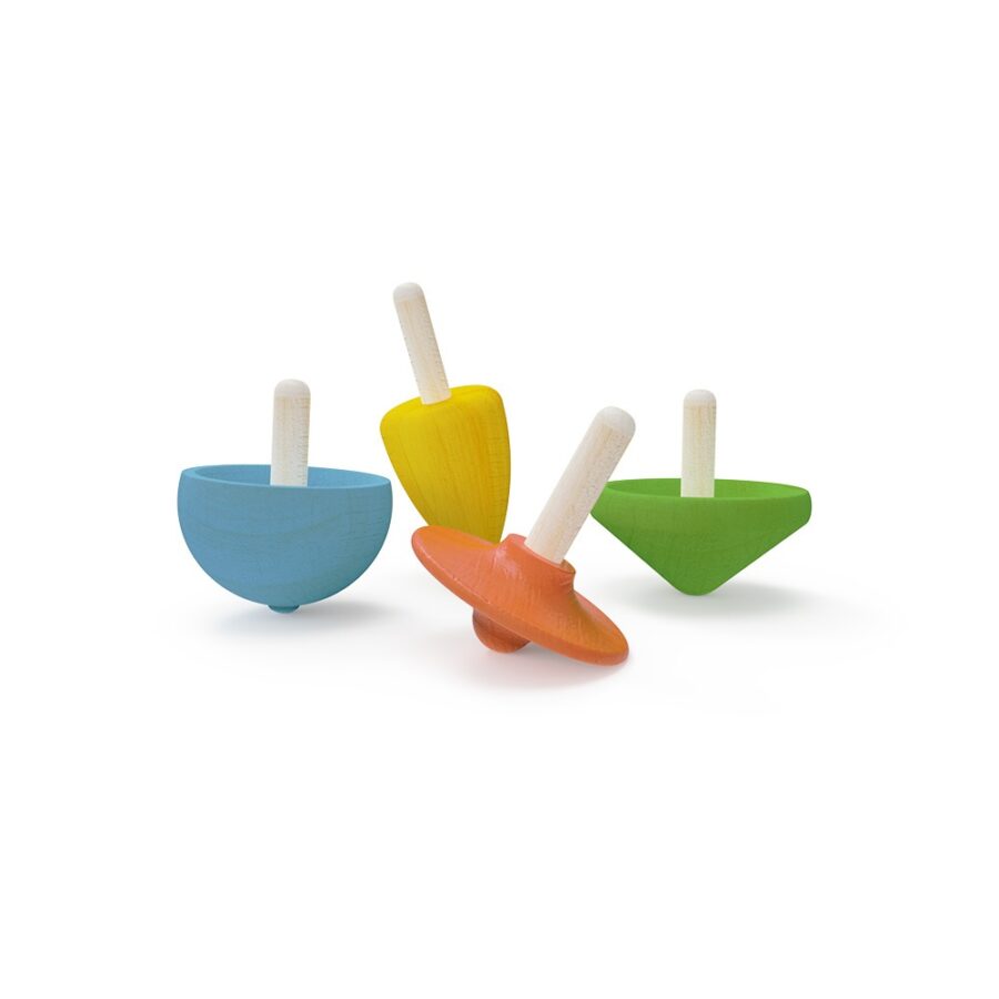 POPme - Wooden Toys Spinning Tops