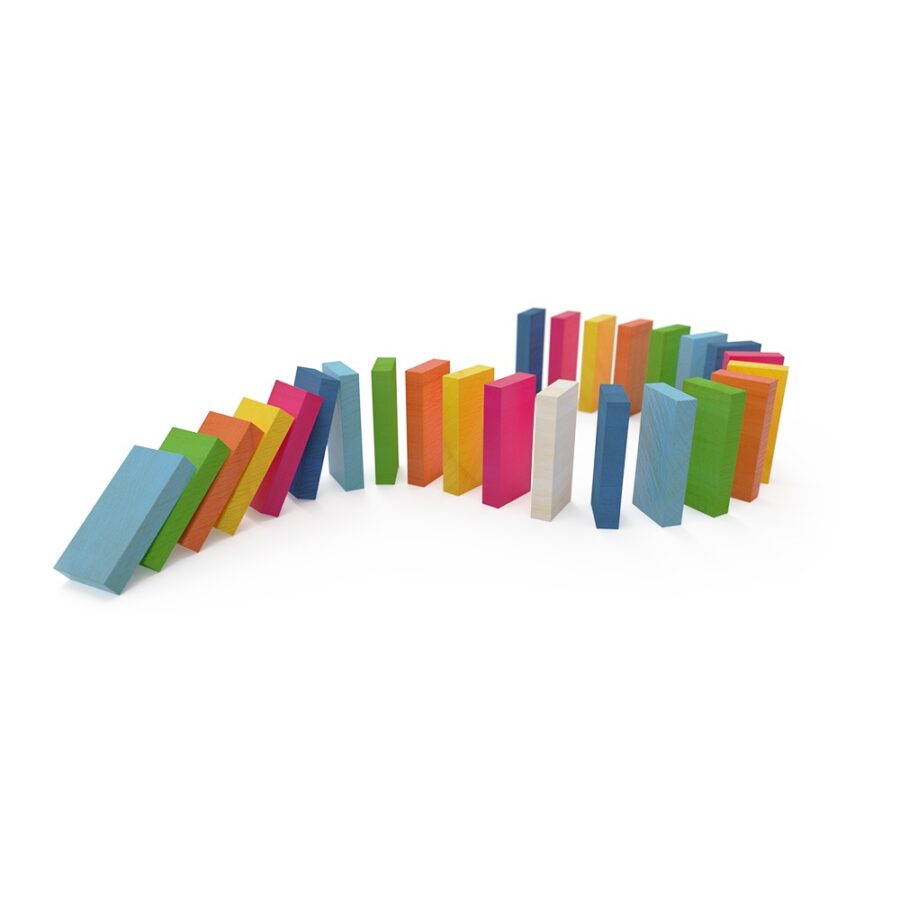 POPme - Wooden Toys Domino Race