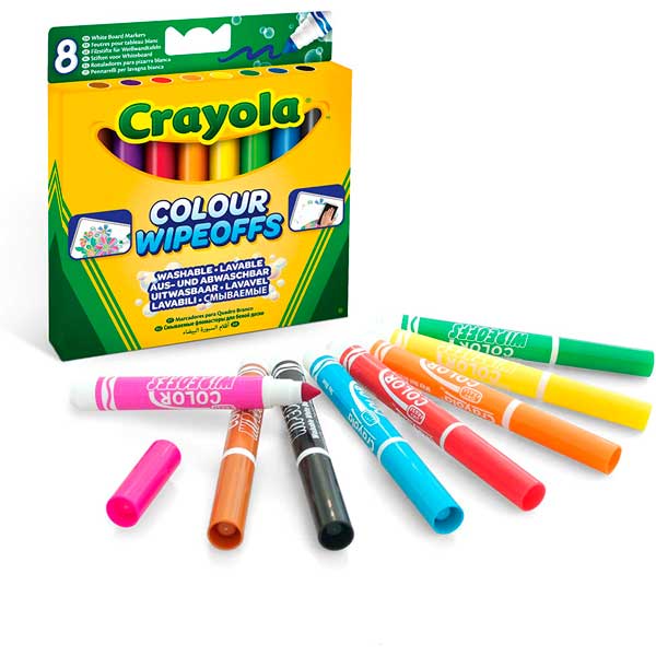 Crayola - Marcadores p/ Quadro Branco (8x)