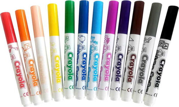 Crayola - Mini Kids Marcadores Laváveis (12x)