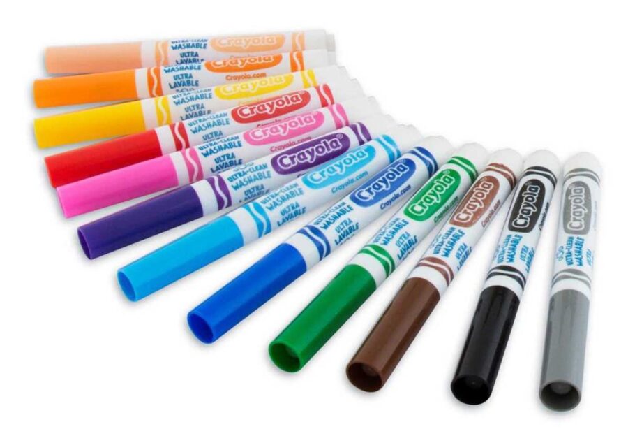 Crayola - Washable Markers Broad Line 12x