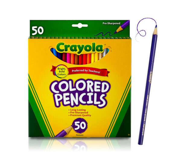 Crayola - Coloured Pencils 50x