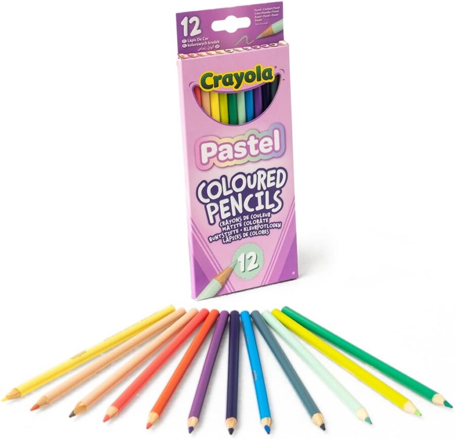 Crayola - Coloured Pencils Pastel 12x