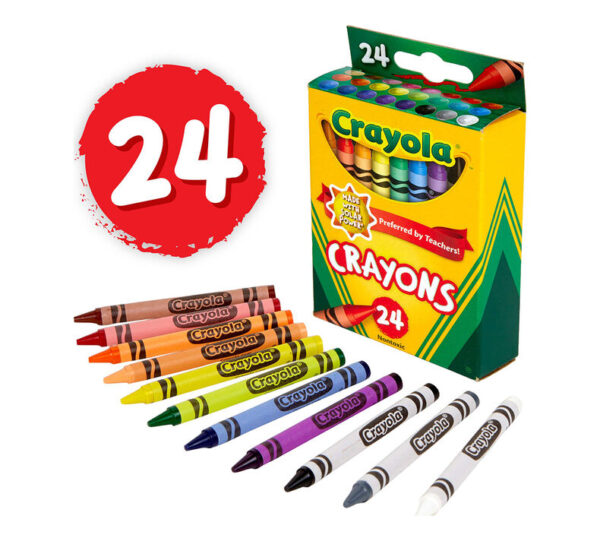 Crayola - Crayons Lápis de Cera 24x