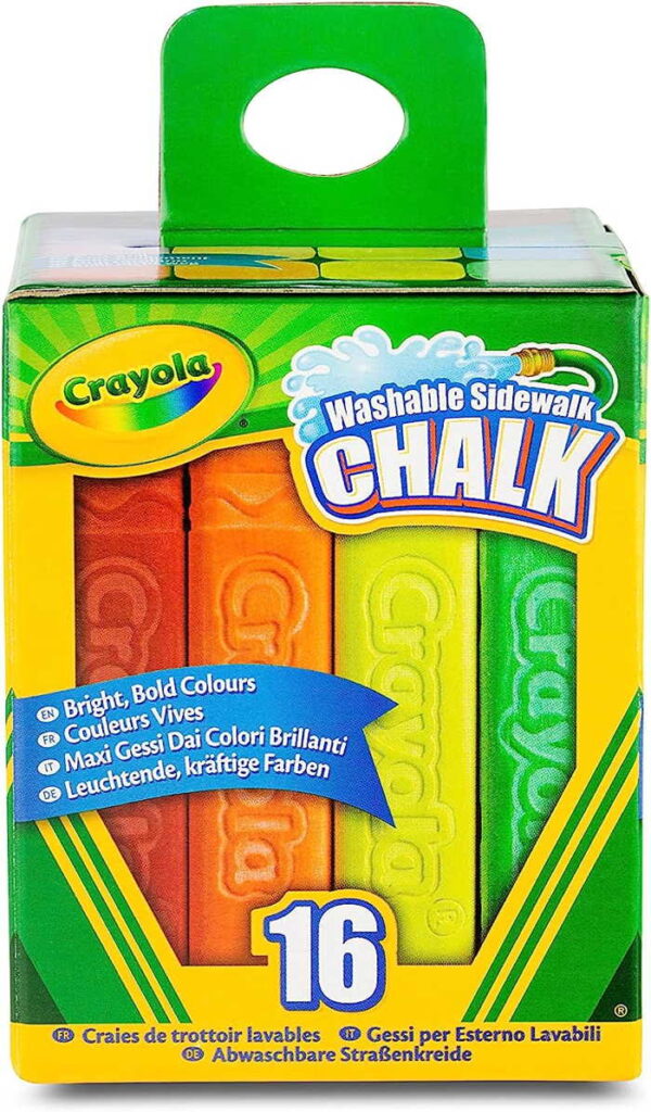 Crayola - Washable Outdoor Chalk Giz 16x