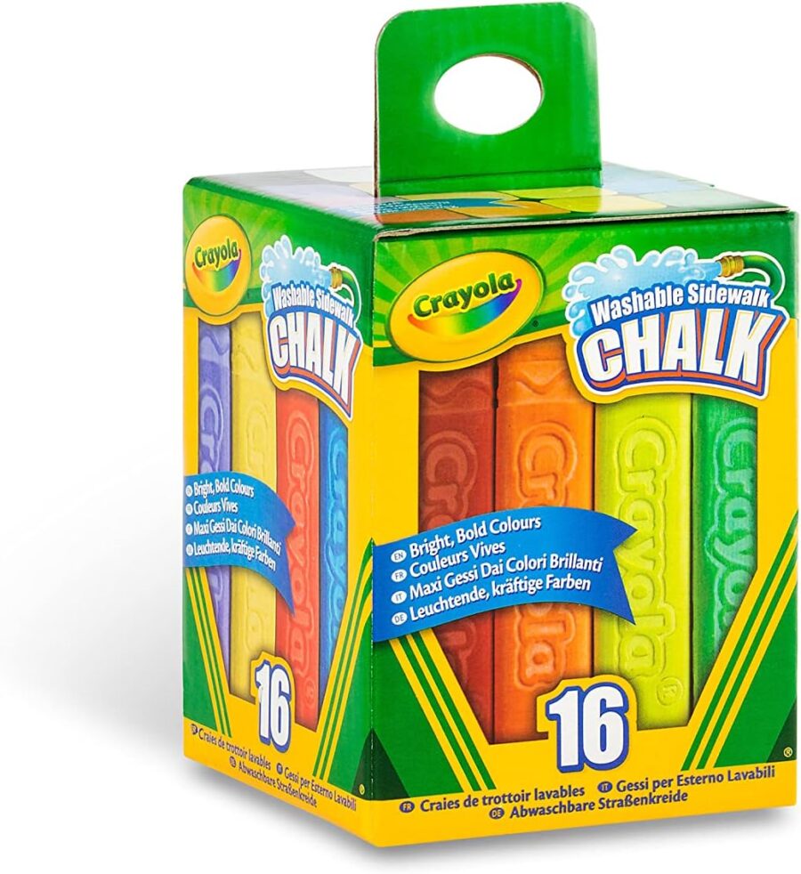 Crayola - Washable Outdoor Chalk Giz 16x