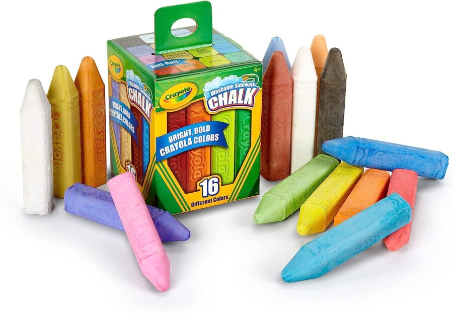 Crayola - Washable Outdoor Chalk Giz 16x