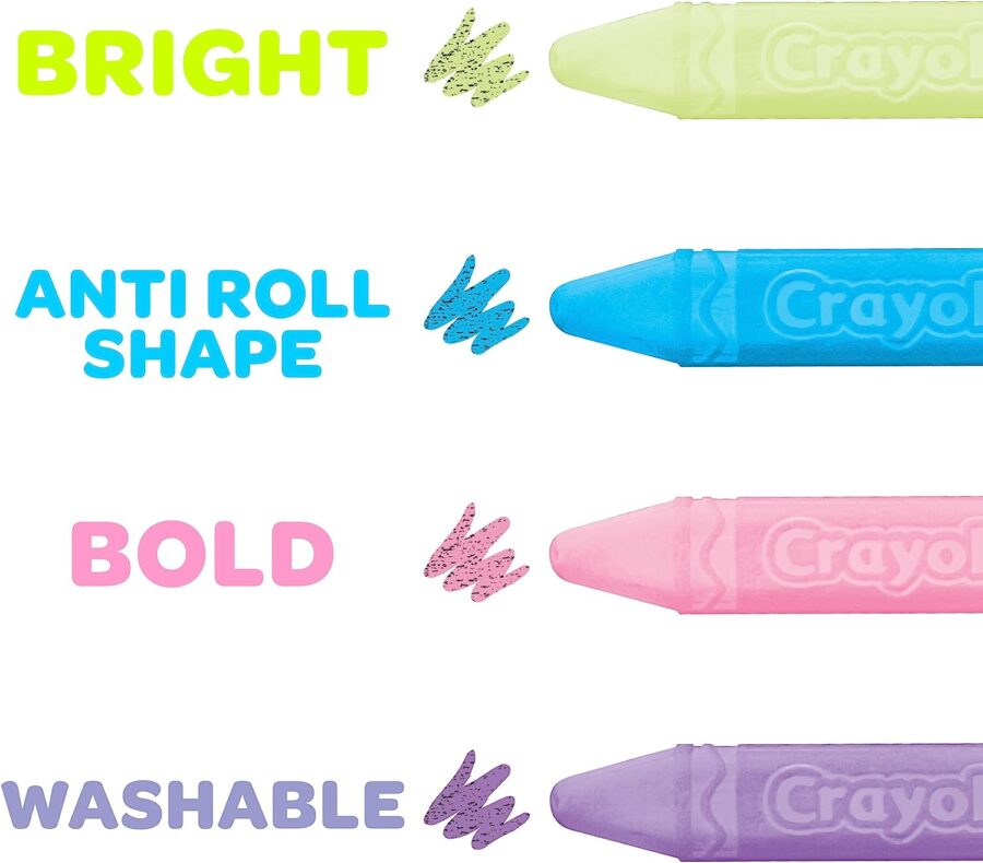 Crayola - Washable Outdoor Chalk Giz 48x