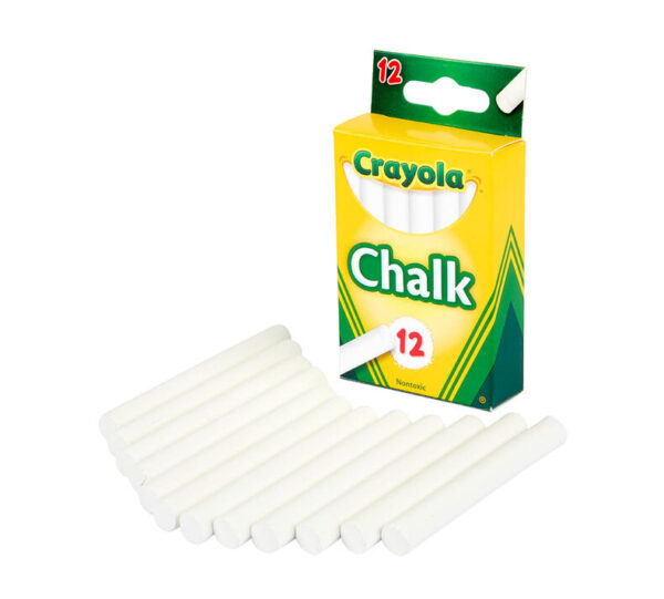 Crayola - Chalk Giz Branco 12x