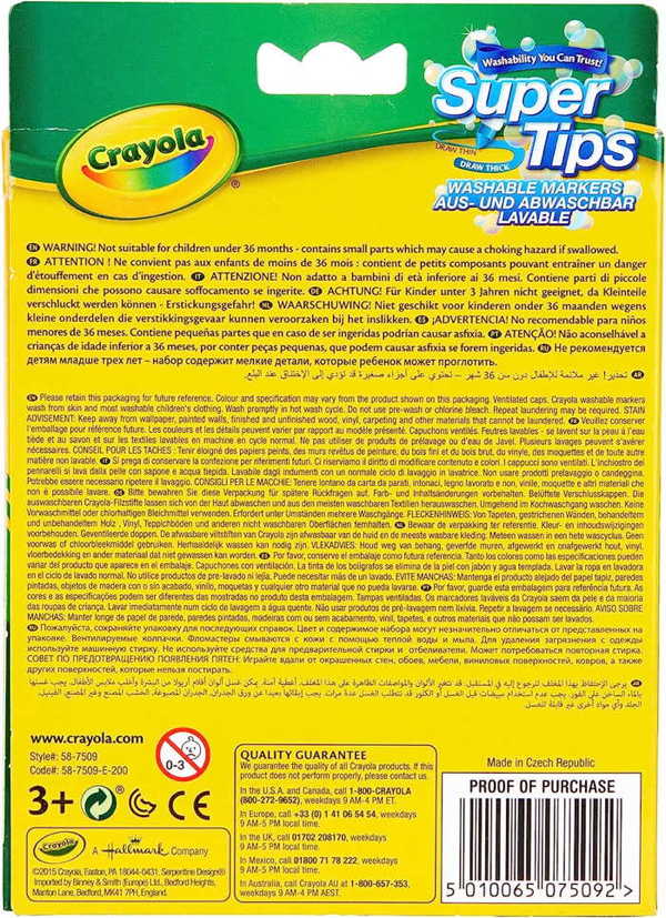 Crayola - Super Tips (12x)