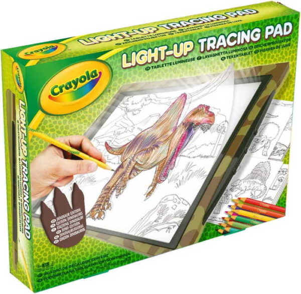 Crayola - Set Criativo Light-Up Tracing Pad Dinossauros