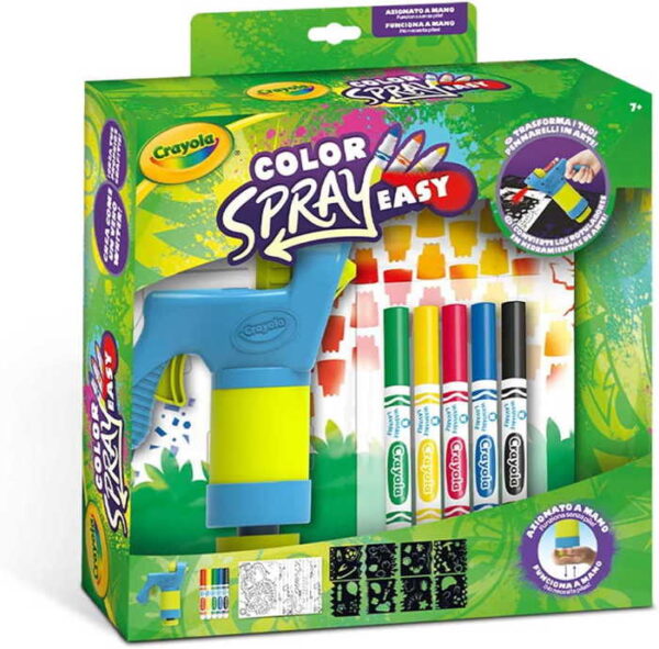 Crayola - Set Criativo Color Spray Easy