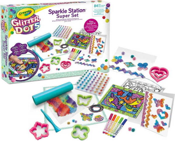 Crayola - Laboratório Glitter Dots Super Set & Luxe