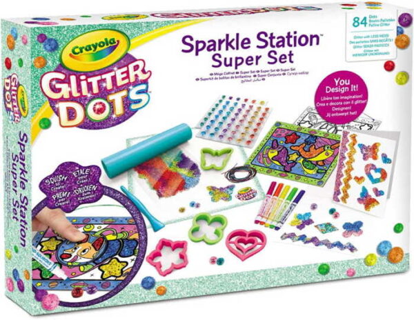 Crayola - Laboratório Glitter Dots Super Set & Luxe