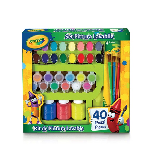 Crayola - Set Pintura Lavável (40 peças)