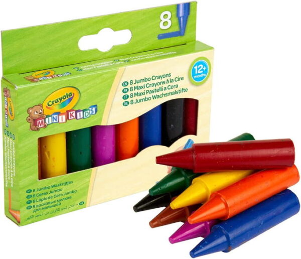 Crayola - Mini Kids Lápis de Cera Maxi (8x)