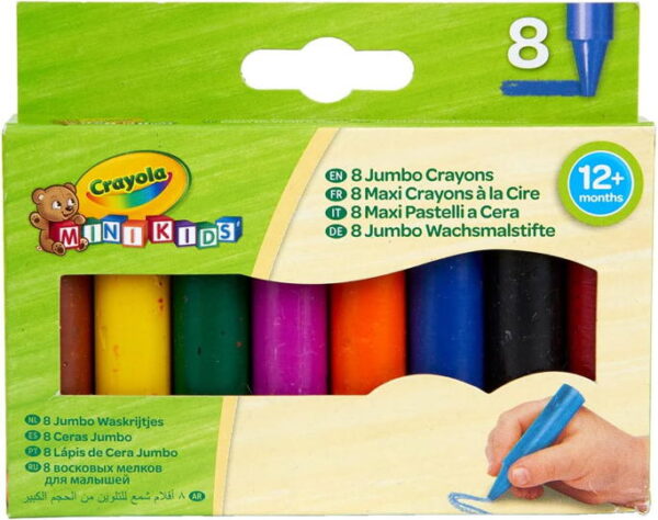 Crayola - Mini Kids Lápis de Cera Maxi (8x)