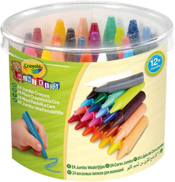 Crayola - Mini Kids Lápis de Cera Maxi (24x)