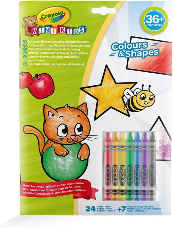 Crayola - Mini Kids Livro de Formas e Cores