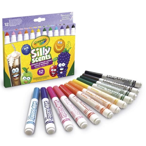 Crayola - SillyScents 10x Marcadores Ponta Maxi