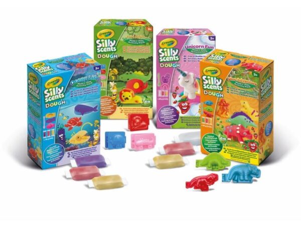 Crayola - SillyScents Sortido 4x Set Pasta Moduladora