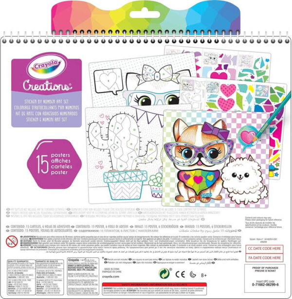 Crayola - Creations Album Stickers e Números