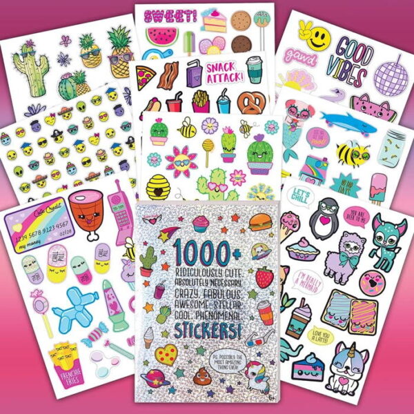 Crayola - Creations Album Sortido 4x Livros 1000+ Stickers