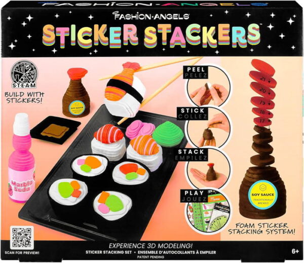 Crayola - Stackers Sticker 3D Set (sushi)