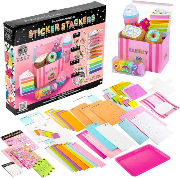 Crayola - Stackers Sticker 3D Set (pastelaria)