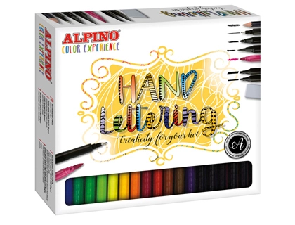 Conjunto desenho Alpino color experience lettering