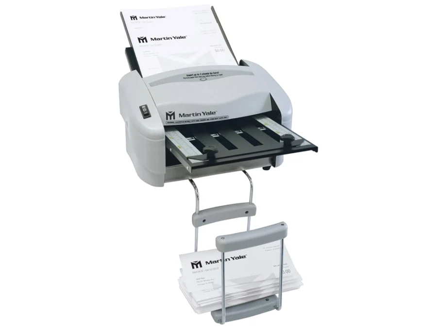 Máquina de dobrar papel Martin Yale 7200 elétrica para formatos din a4 e din a5