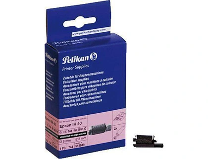 Rolo de tinta Pelikan IR40 Preto GR.744 Cx DE 2 unidades