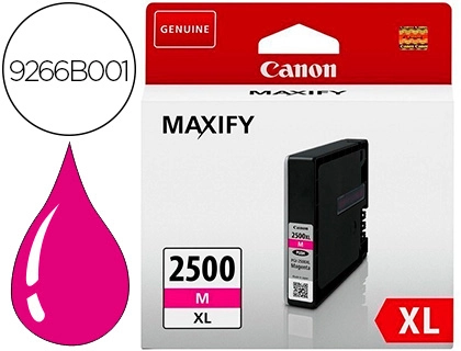 Tinteiro Canon pgi 2500 xl maxify ib4050 / mb5050 / mb5150 / mb5155 / mb5350 / mb5450 magenta 1295 páginas