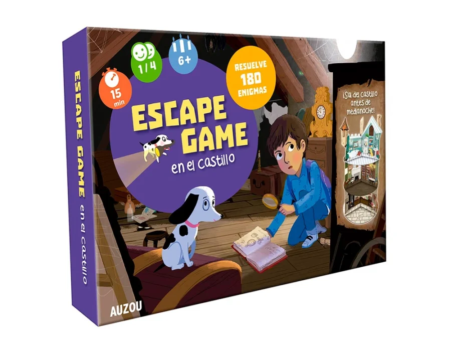 Jogo de mesa Auzou escape en el castillo