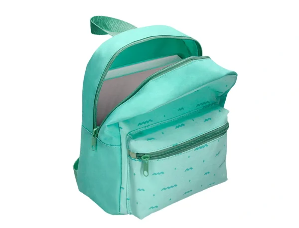 Mochila preescolar Liderpapel mochila infantil desenho verde 210x115x250 mm