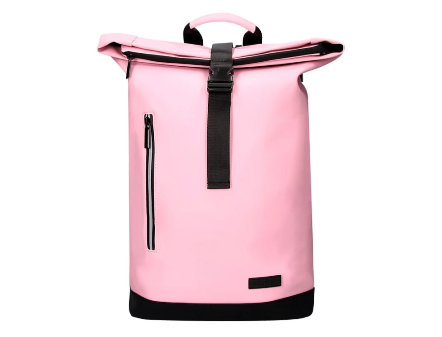 Mochila Antartik waterproof enrolável desenho casual cor rosa 480x130x280 mm