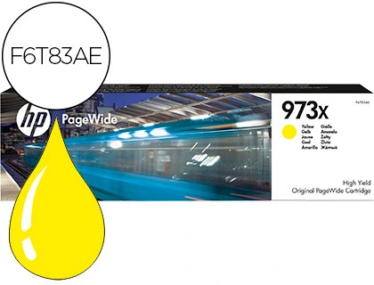 Tinteiro Hp jet 973x pagewide 452 / 477 / p55250 / p57750 amarelo 7000 páginas