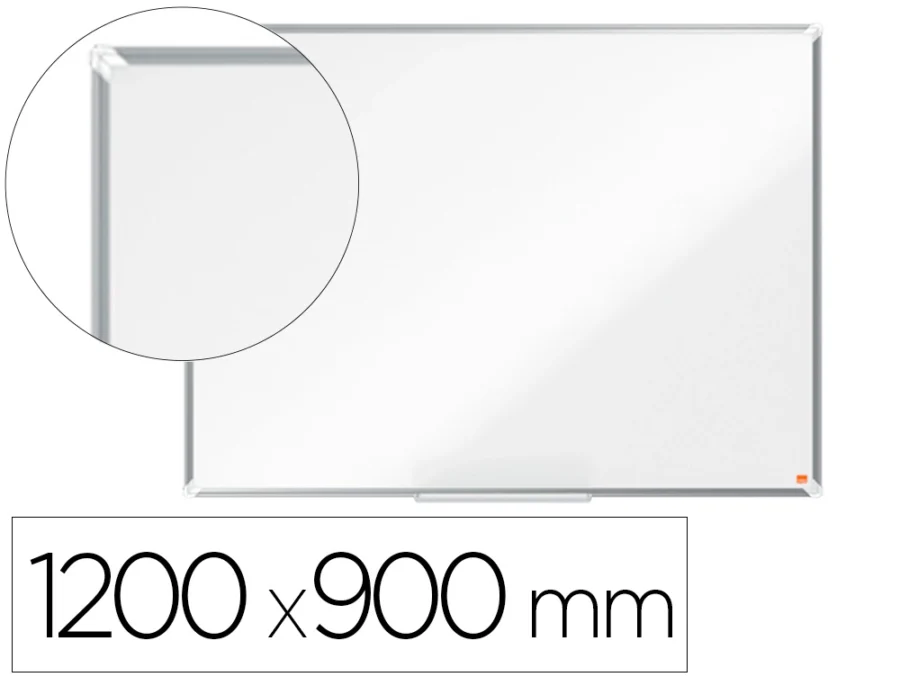 Quadro branco Nobo premium plus aço vitrificado magnético 1200x900 mm