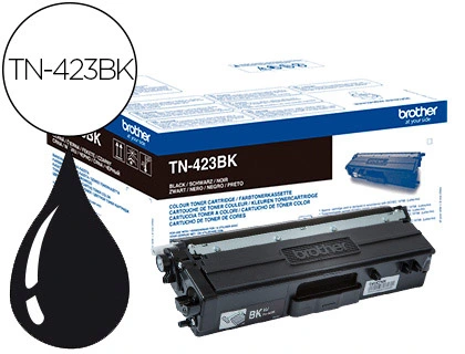 Toner brother tn-423 para dcp-l8410 cdn / 8410 cdw / hl-l8260 cdw / mfc-l8360 cdw / 8690 cdw / 8900 cdw preto